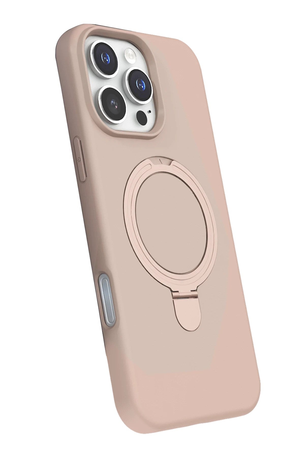 Mey İthalat® iPhone 16 Pro Max Regal Magsafe Standlı Kapak - Çöl Titanyum