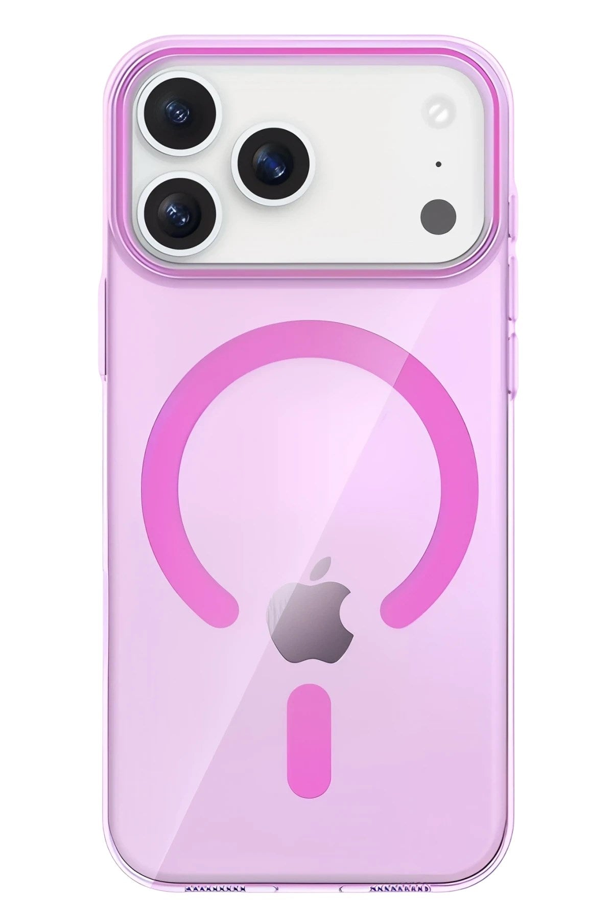 Mey İthalat® iPhone 17 Pro PC Blank Magsafe Kapak - Pembe