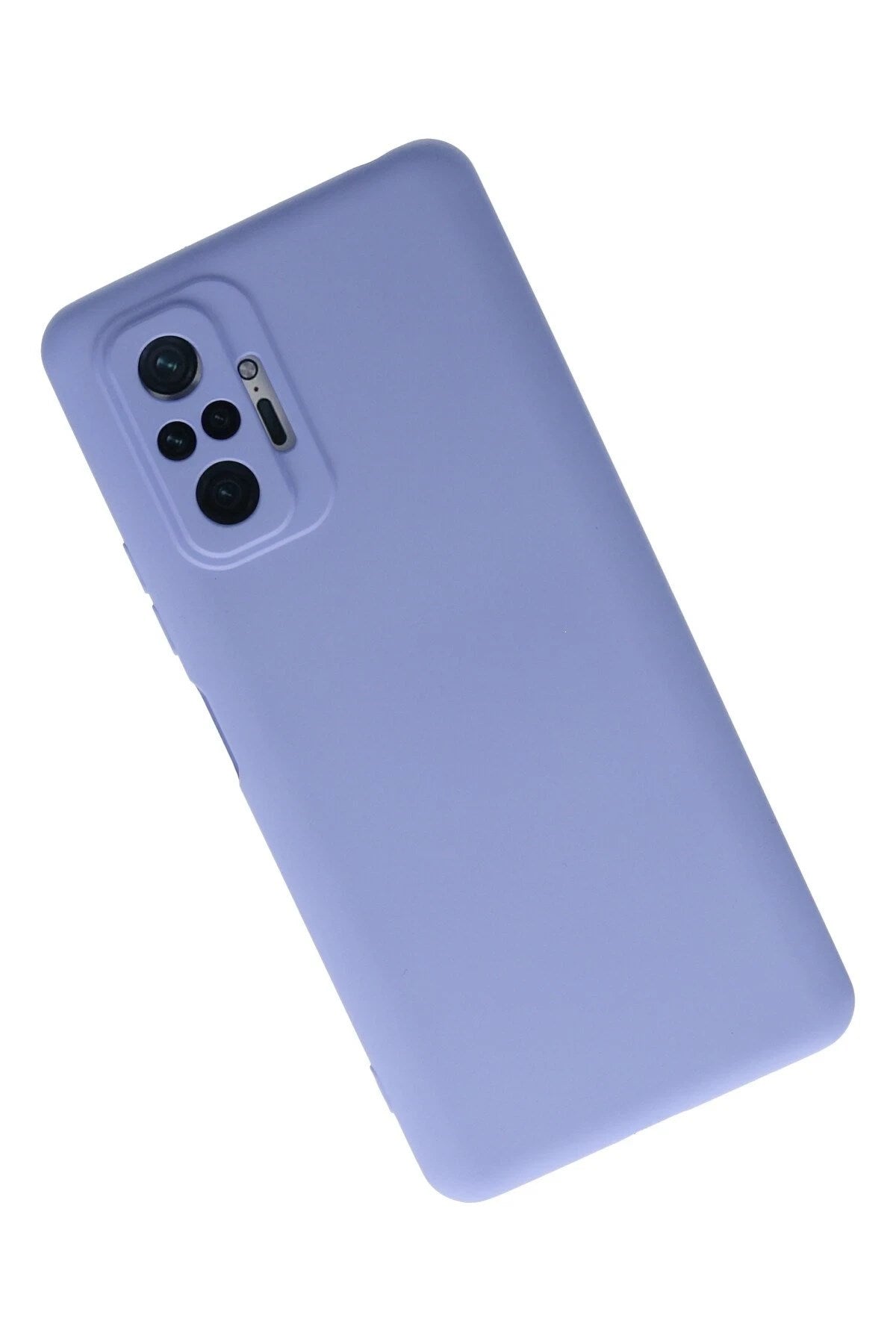 Mey İthalat® Redmi Note 10 Pro Kılıf Nano içi Kadife Silikon - Lila