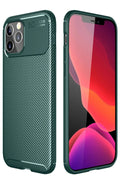 Mey İthalat® iPhone 11 Pro Max Kılıf Auto Focus Karbon Kapak - Yeşil
