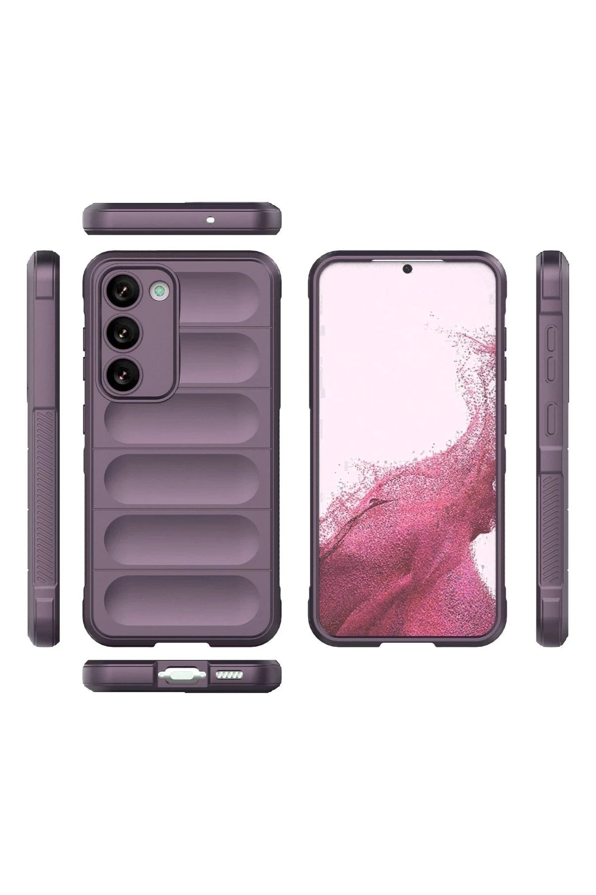 Mey İthalat® Samsung Galaxy S23 Plus Kılıf Optimum Silikon - Mor