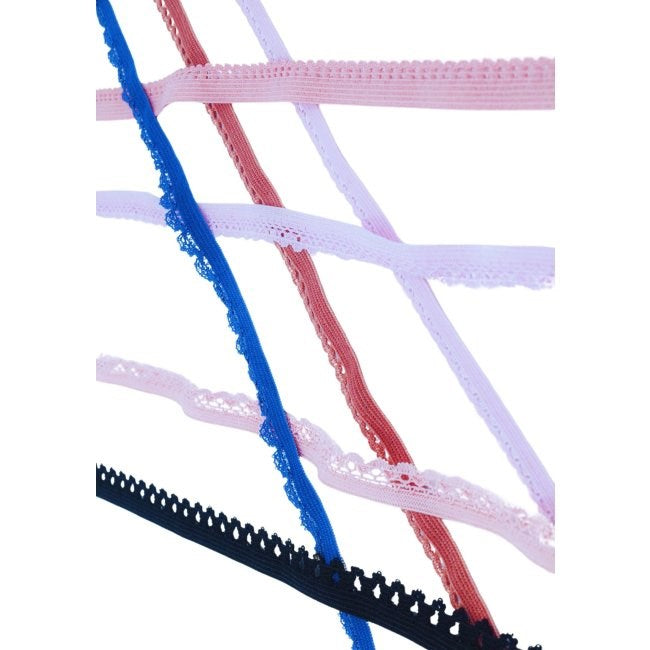 Çamaşır Lastiği Dantelli 1 Cm 75 Metre 1 Top Ekru