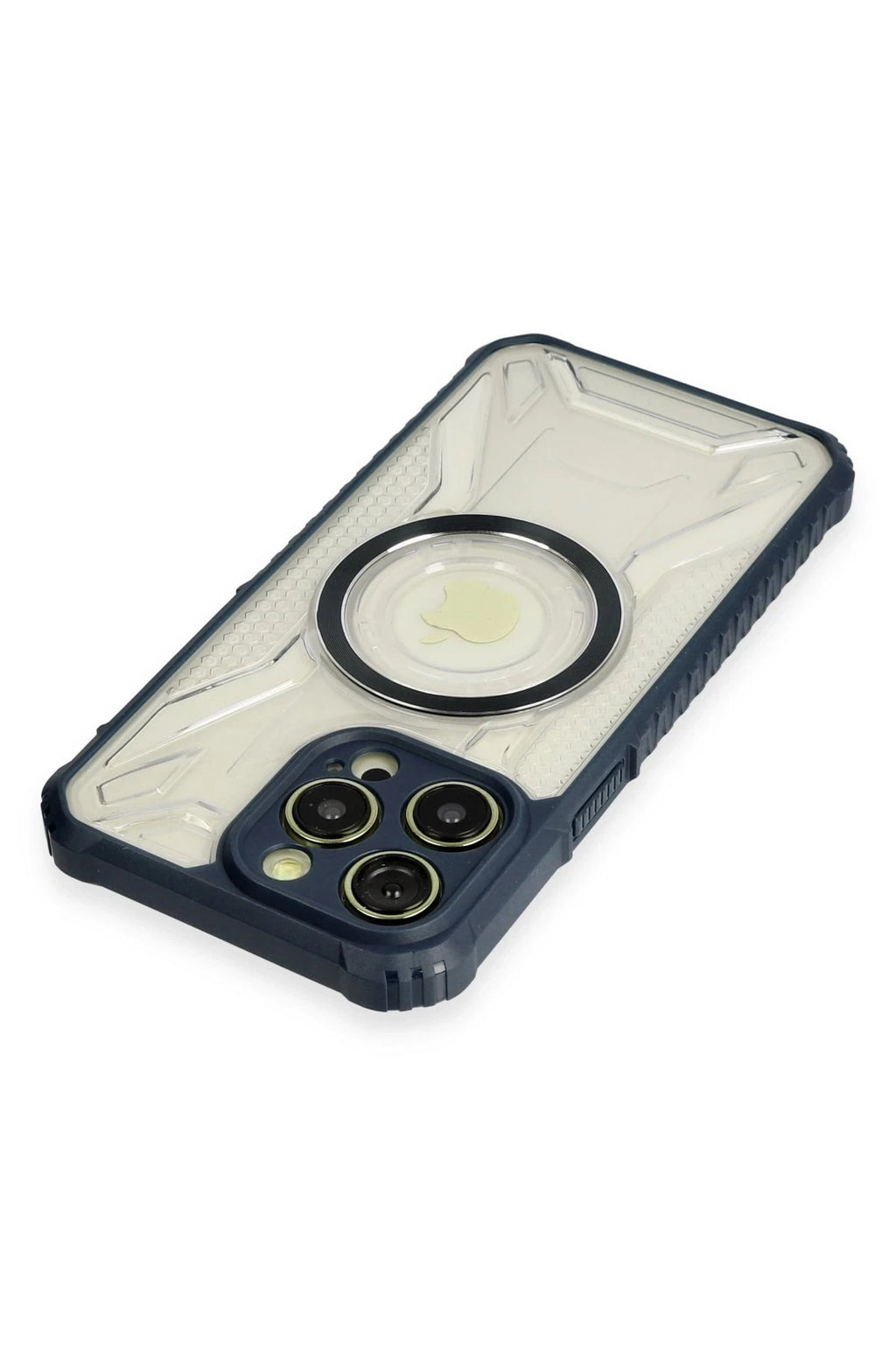 Mey İthalat® iPhone 13 Pro Max Kılıf Prag Magneticsafe Kapak - Lacivert