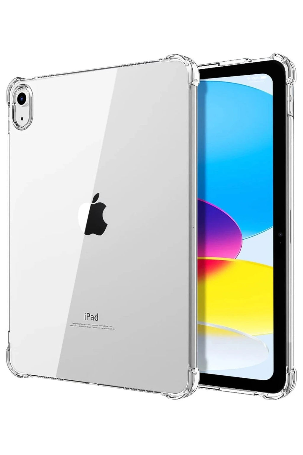 Mey İthalat® iPad 2022 10.9 (10.nesil) Kılıf Anti Shock Tablet Silikon - Şeffaf
