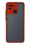Mey İthalat® Redmi 10C Kılıf Montreal Silikon Kapak - Kırmızı