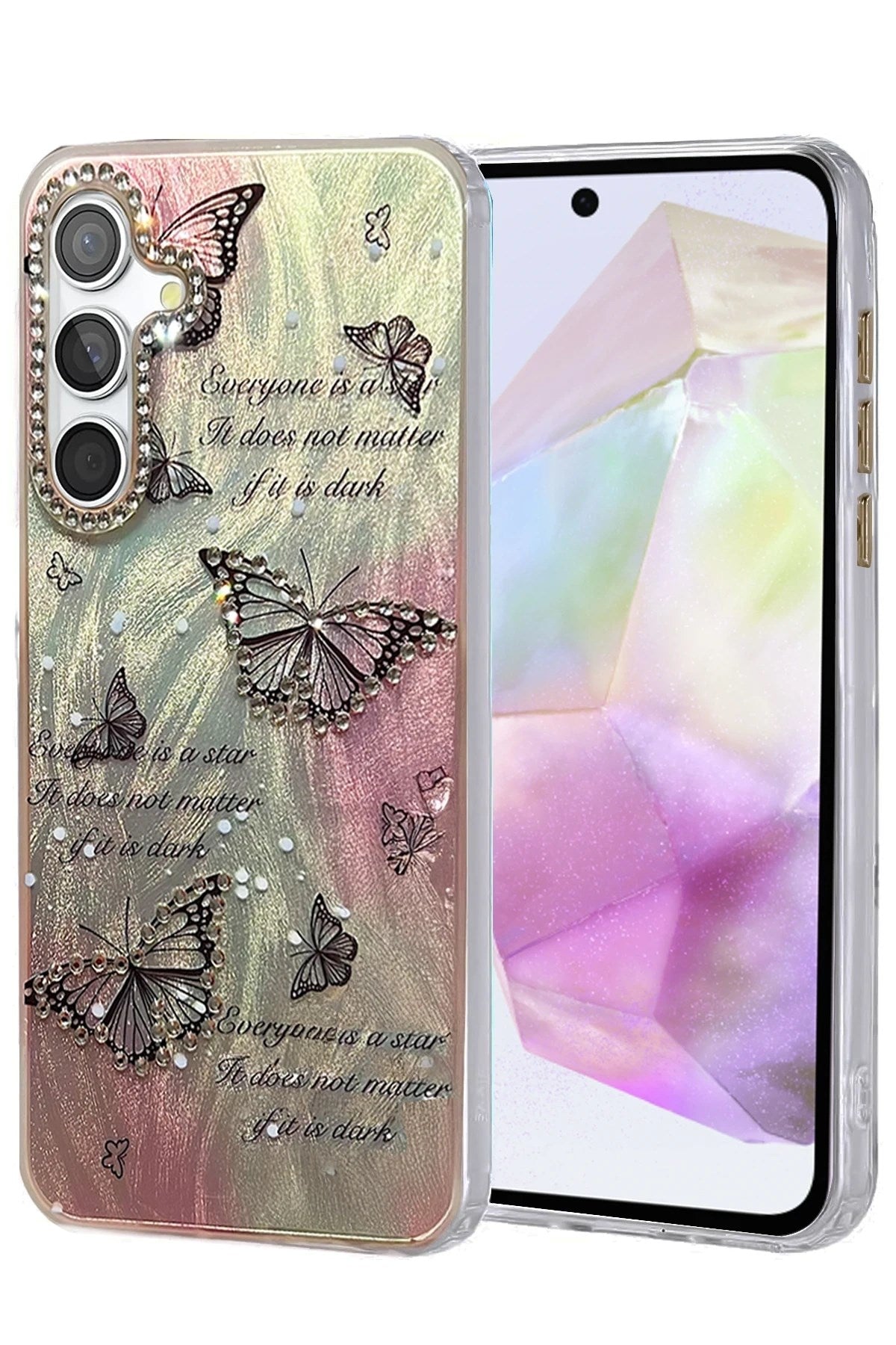 Mey İthalat® Samsung Galaxy A35 5G Kılıf Blade Aynalı Desenli Kapak - Desen 6