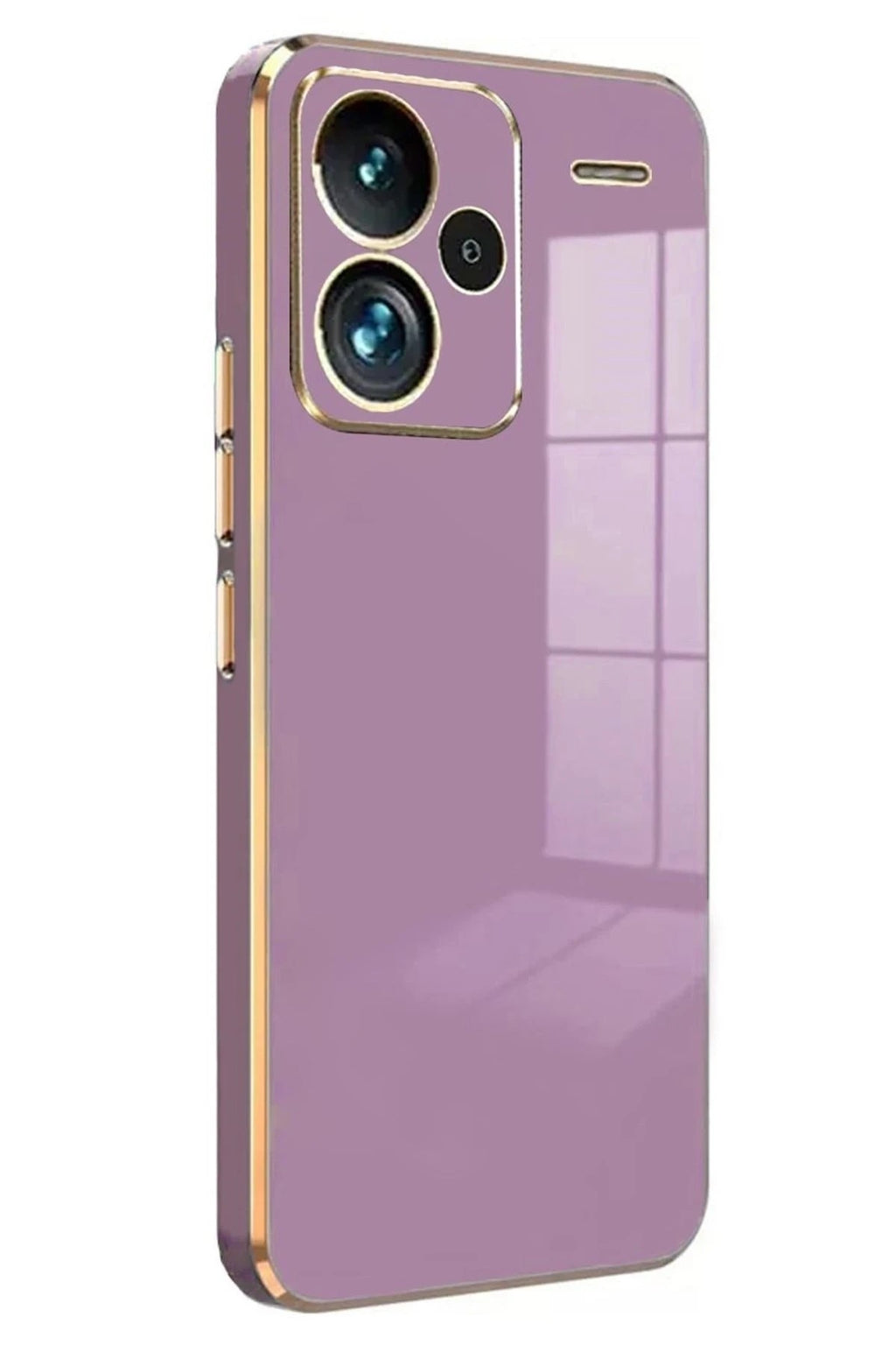 Mey İthalat® Redmi Note 13 Pro Plus Kılıf Volet Silikon - Mor
