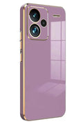 Mey İthalat® Redmi Note 13 Pro Plus Kılıf Volet Silikon - Mor