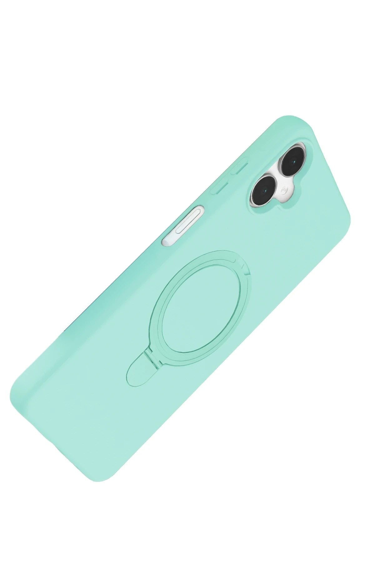 Mey İthalat® Samsung Galaxy A06 Regal Magsafe Standlı Kapak - Su Yeşili