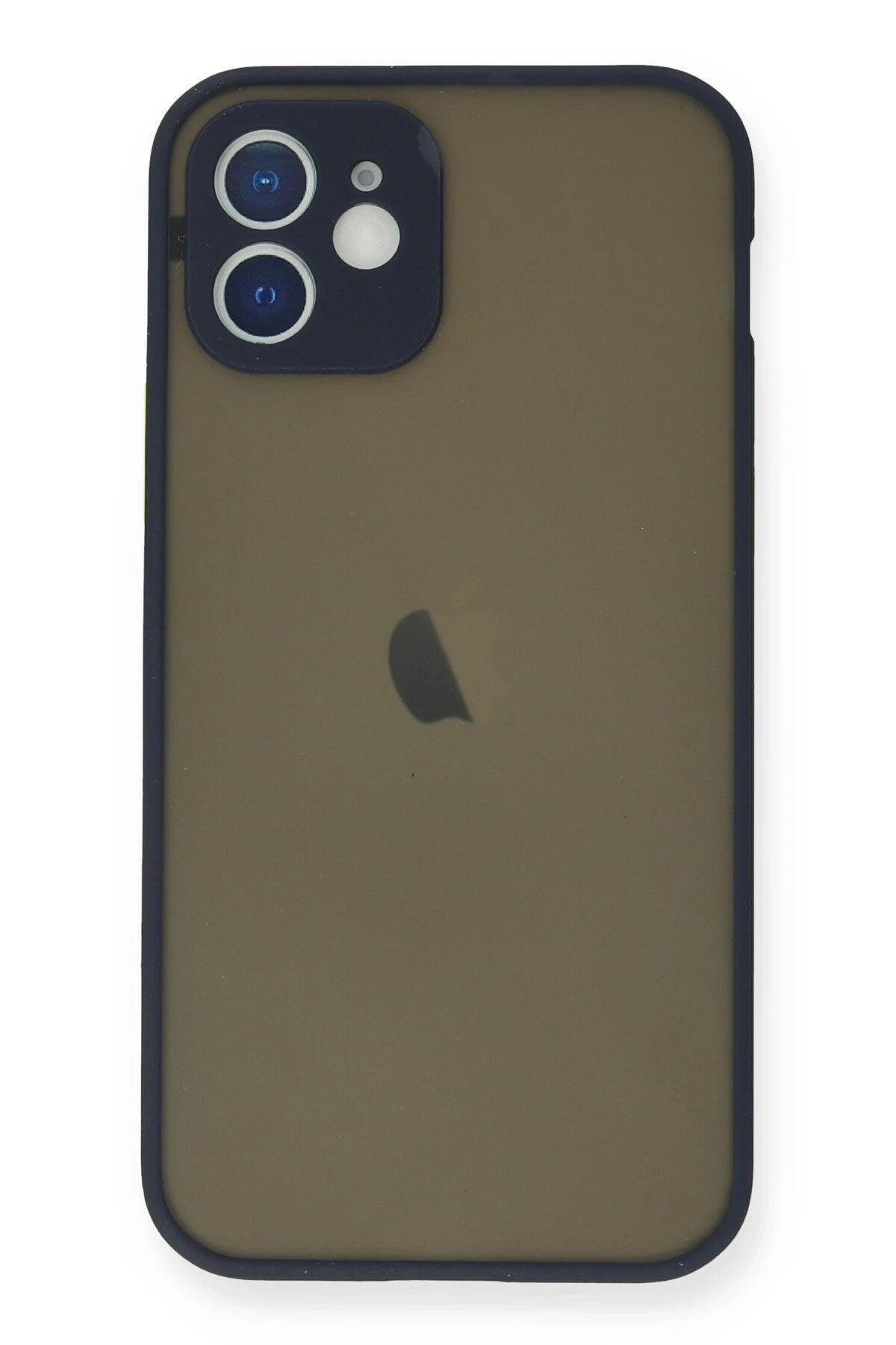 Mey İthalat® iPhone 12 Mini Kılıf Montreal Silikon Kapak - Lacivert
