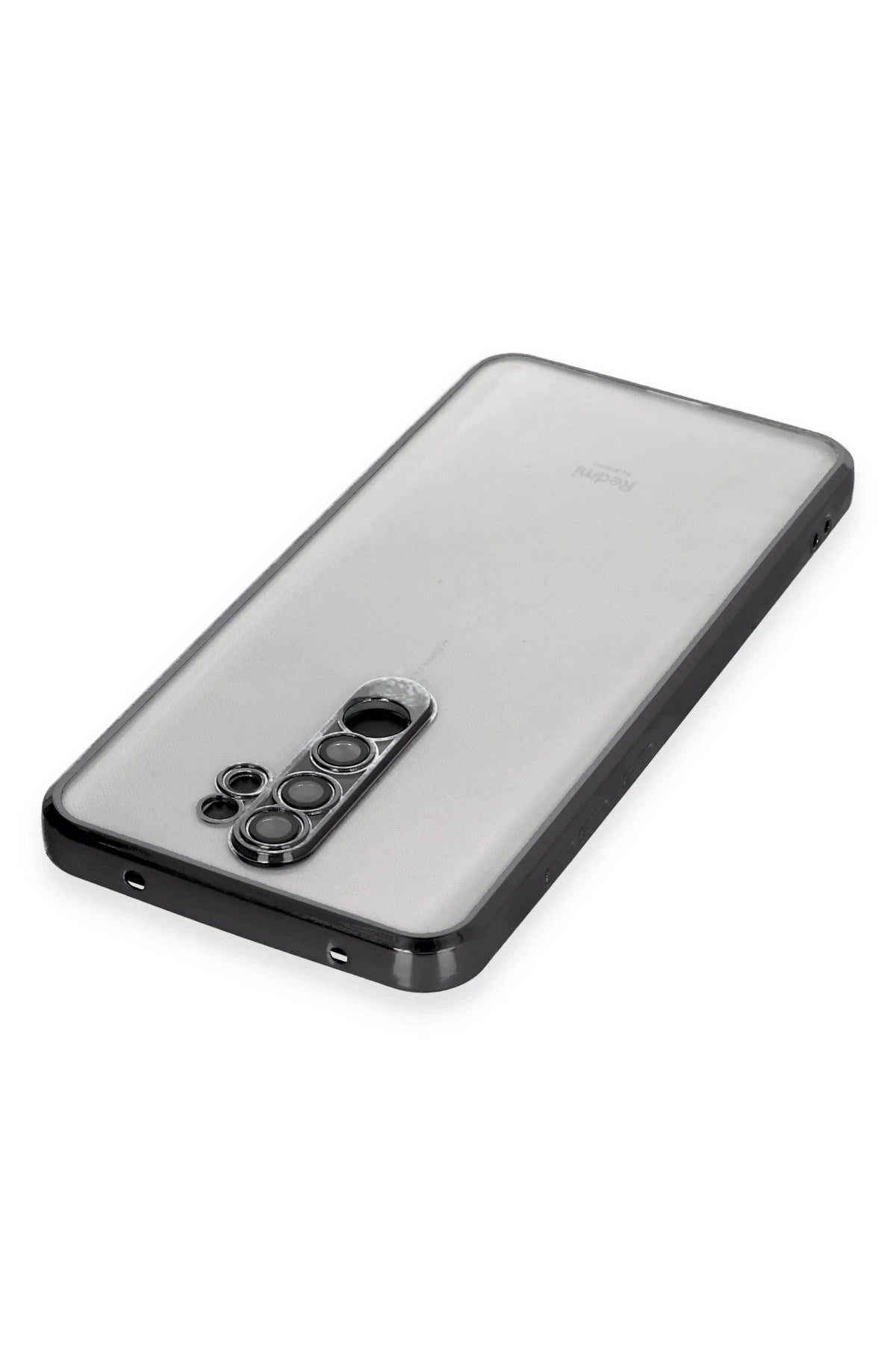 Mey İthalat® Redmi Note 8 Pro Kılıf Lensli Silikon - Siyah
