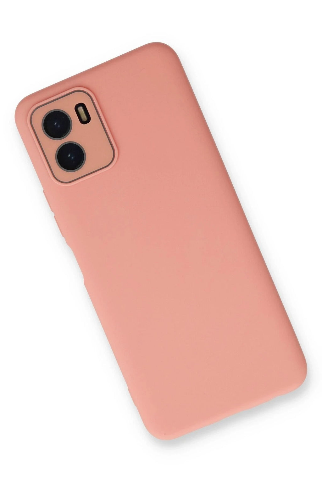 Mey İthalat® Vivo Y15S Kılıf Lansman Glass Kapak - Pembe