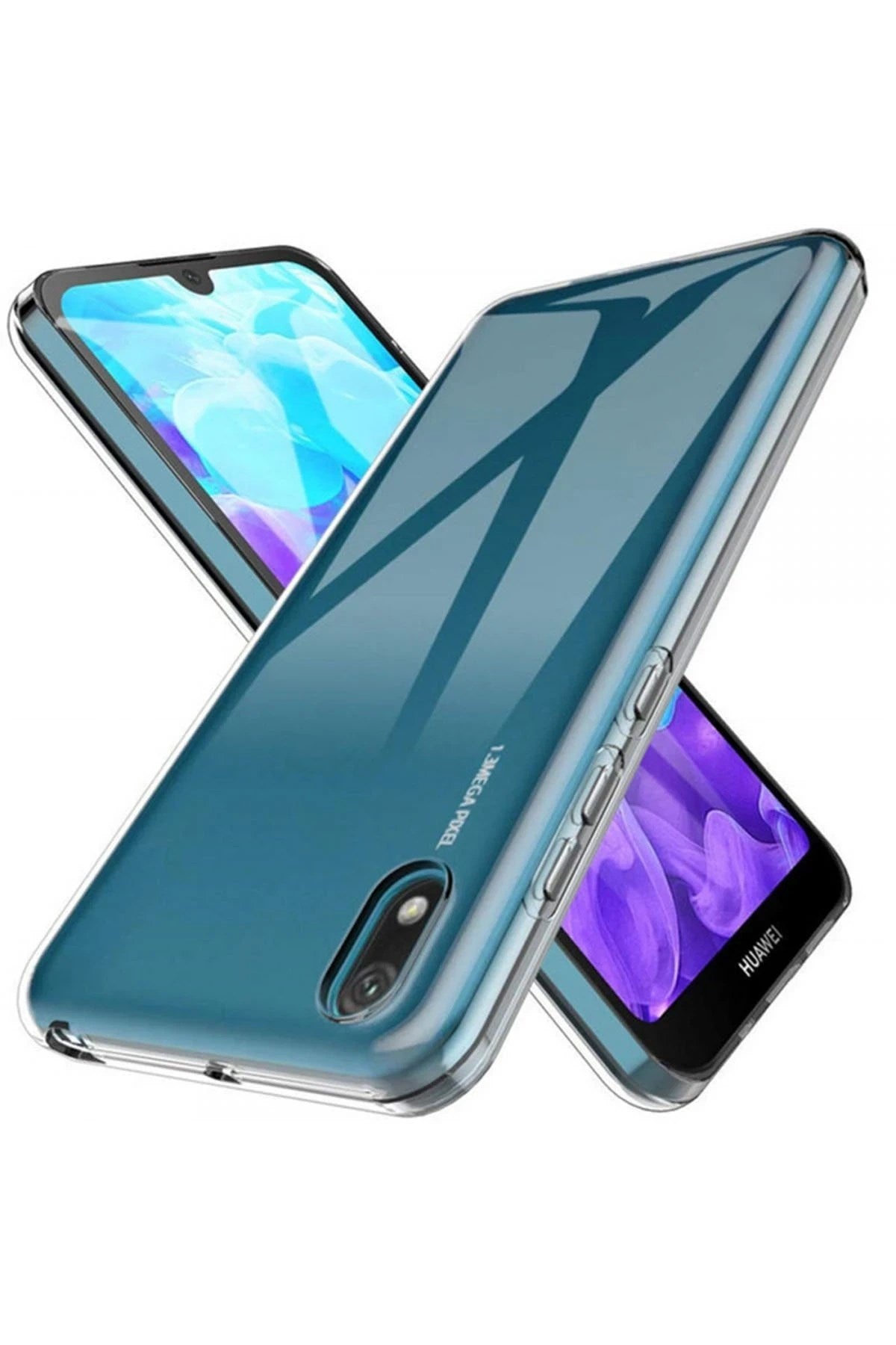 Mey İthalat® Huawei Y5 2019 Kılıf Lüx Şeffaf Silikon
