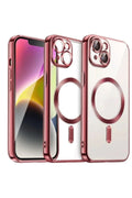 Mey İthalat® iPhone 13 Kılıf Kross Magneticsafe Kapak - Kırmızı