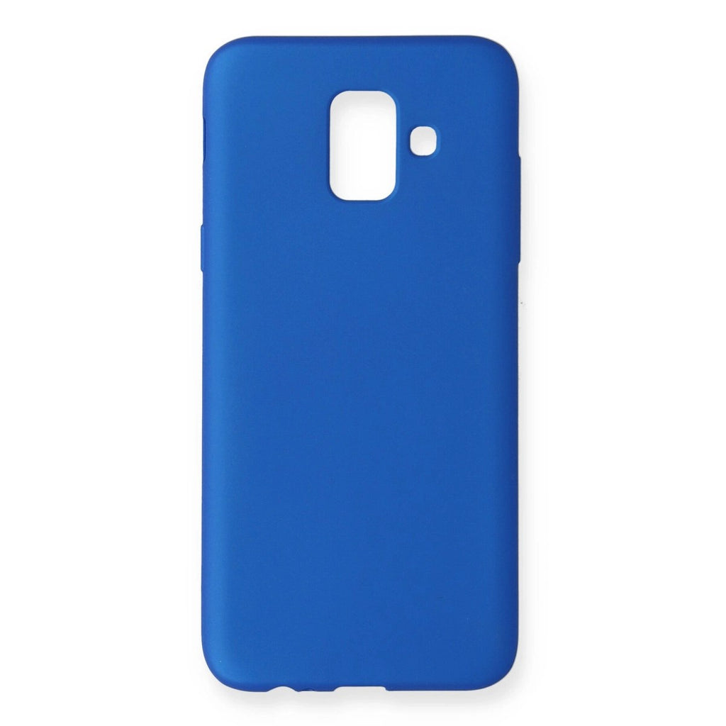 Mey İthalat® Samsung Galaxy A6 2018 Kılıf First Silikon - Mavi