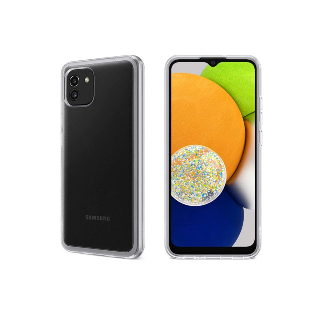 Mey İthalat® Samsung Galaxy A03 Kılıf Lüx Şeffaf Silikon