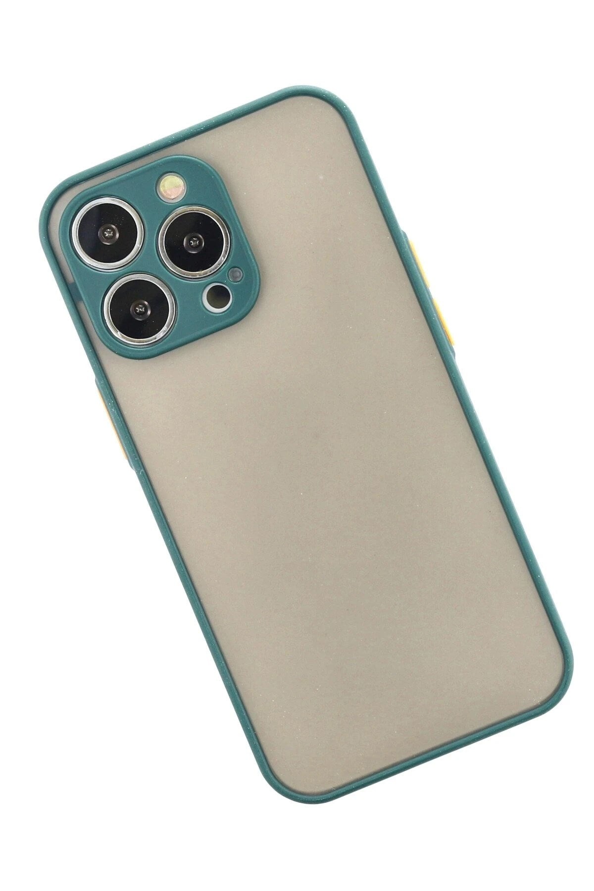 Mey İthalat® iPhone 14 Pro Kılıf Montreal Silikon Kapak - Yeşil