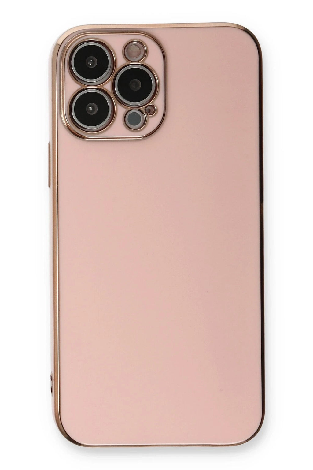 Mey İthalat® iPhone 13 Pro Max Kılıf Volet Silikon - Pembe