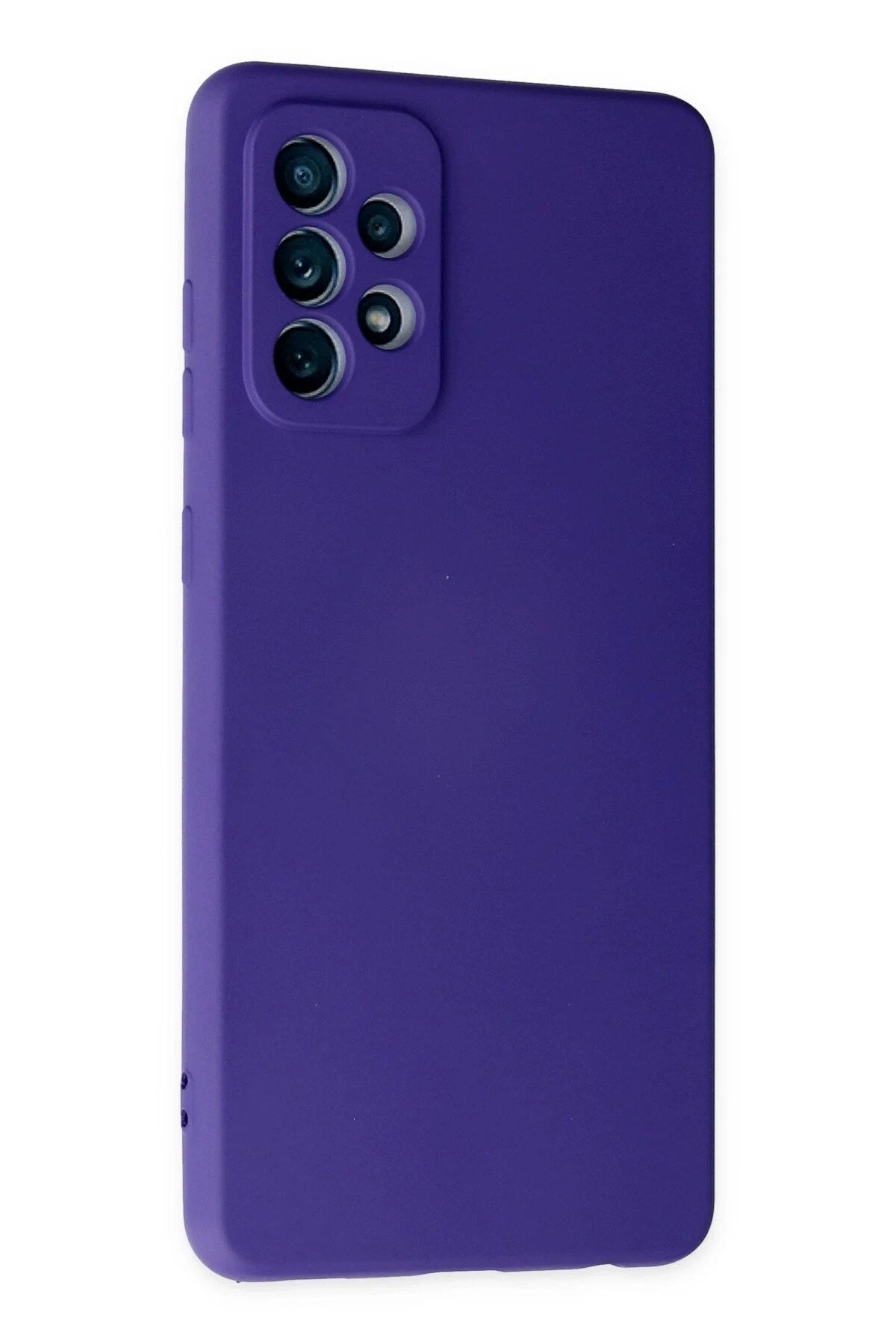 Mey İthalat® Samsung Galaxy A72 Kılıf Nano içi Kadife Silikon - Mor