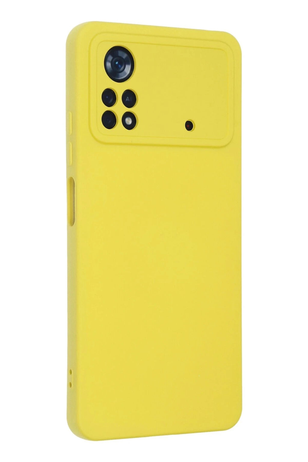 Mey İthalat® Poco X4 Pro 5G Kılıf Nano içi Kadife Silikon - Sarı