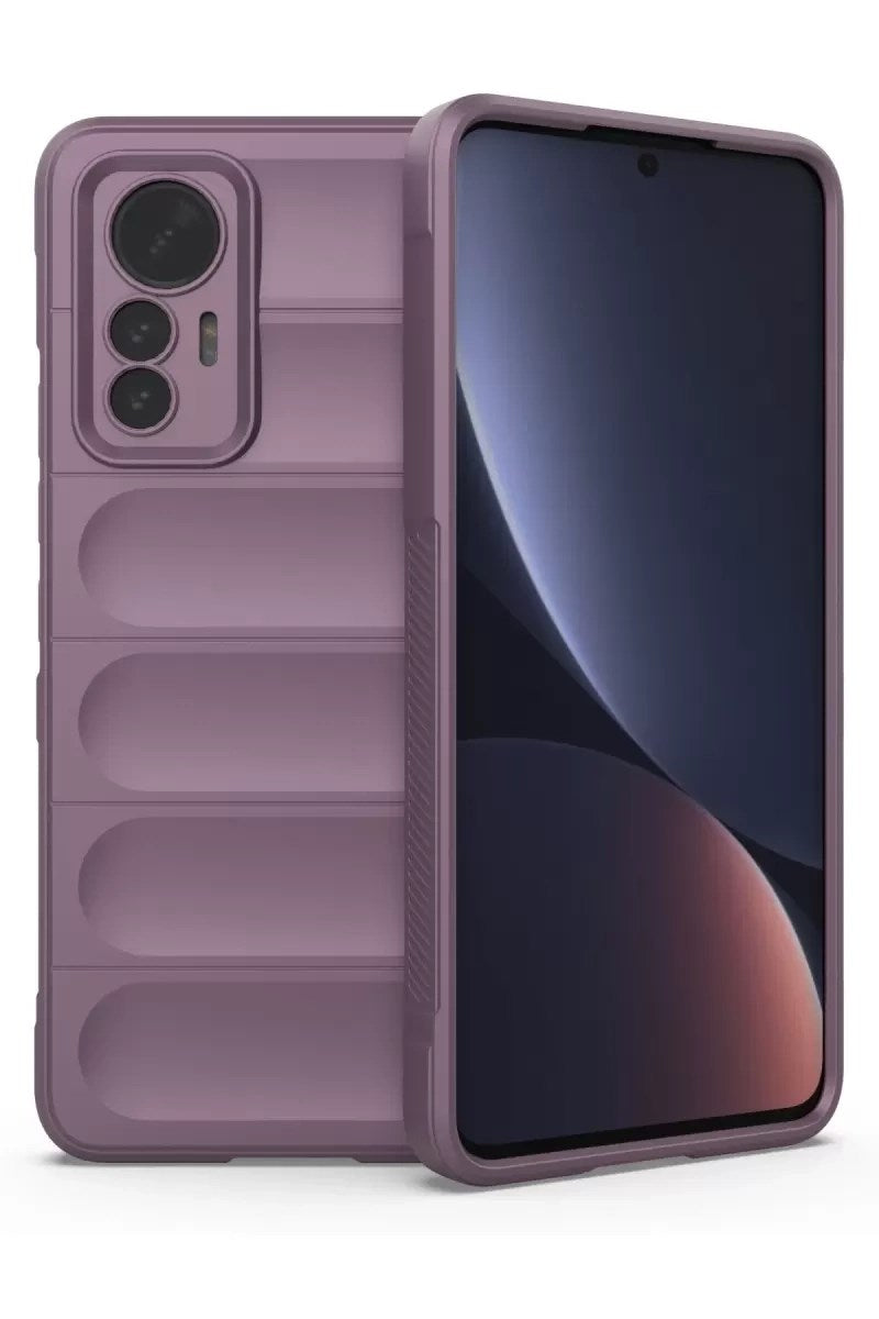 Mey İthalat® Mi 12 Lite Kılıf Optimum Silikon - Mor