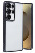 Mey İthalat® Samsung Galaxy S25 Ultra Kılıf Lensli Silikon - Siyah