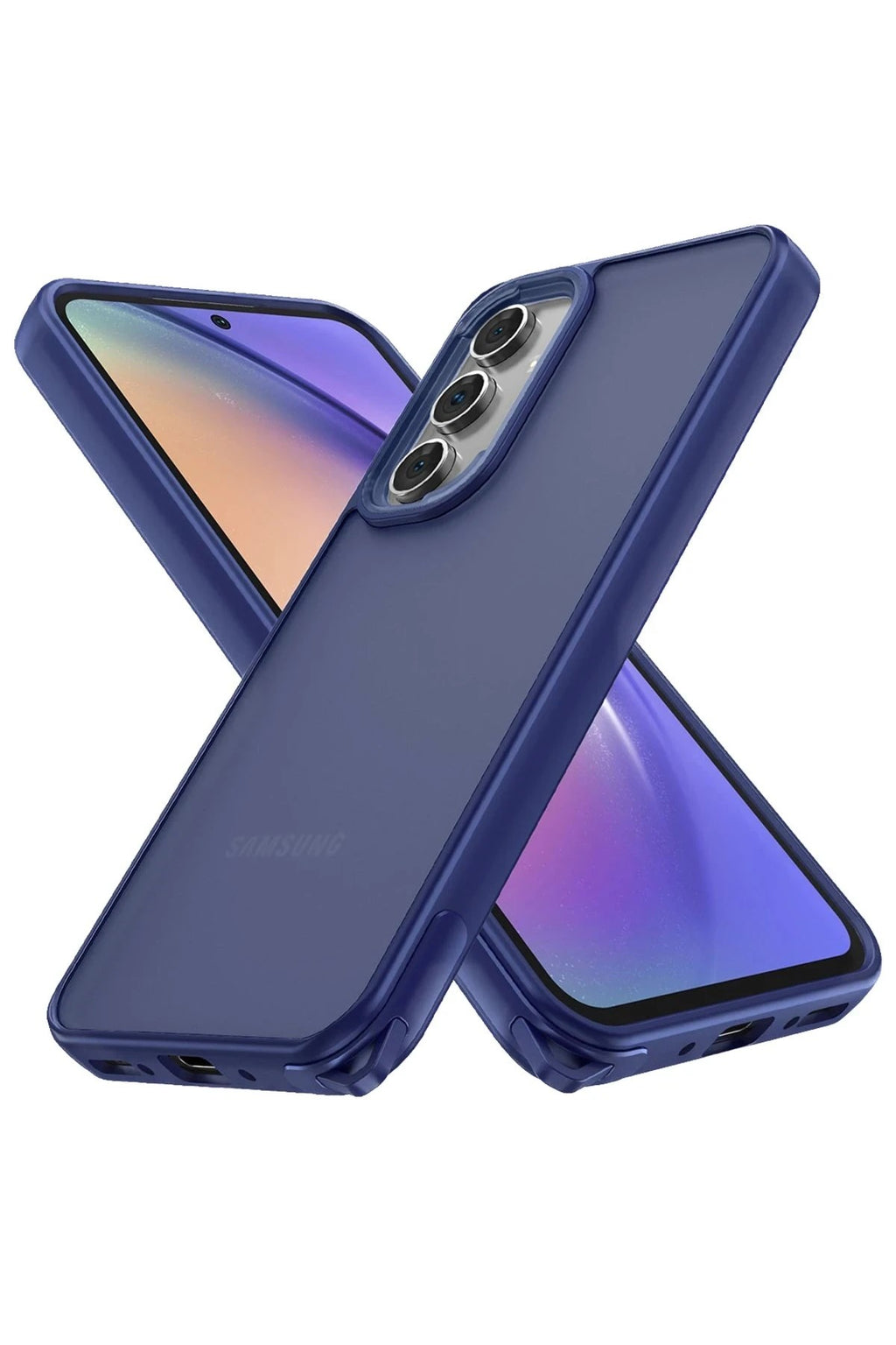 Mey İthalat® Samsung Galaxy A14 4G Kılıf Elegant Kapak - Lacivert