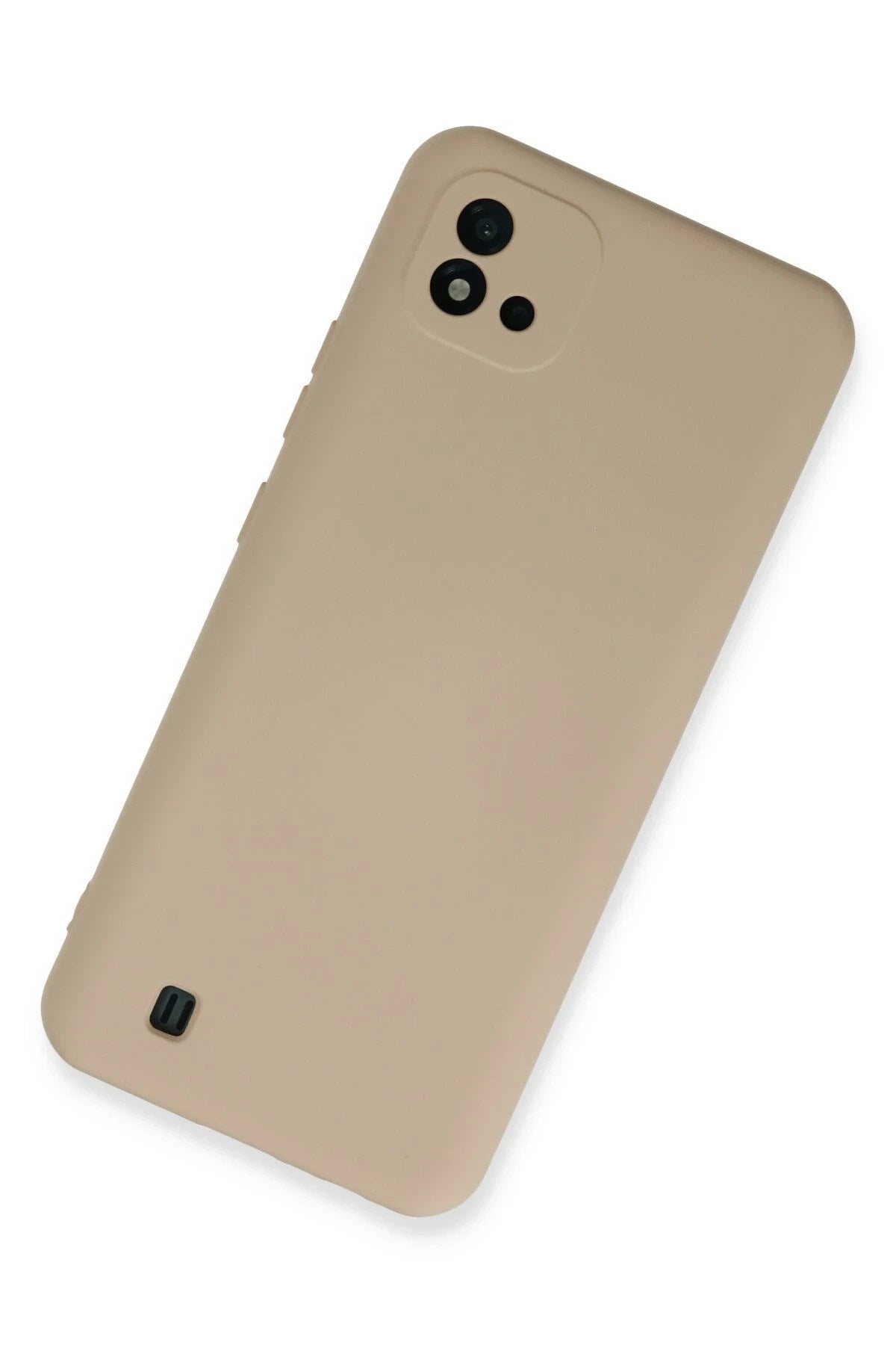 Mey İthalat® Realme C11 2021 Kılıf Nano içi Kadife Silikon - Pudra