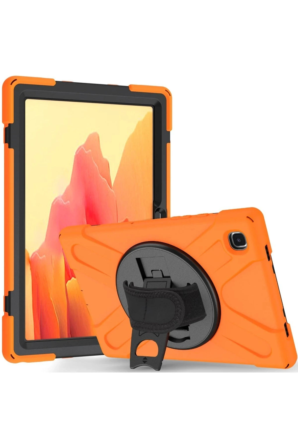 Mey İthalat® Samsung Galaxy T220 Tab A7 Lite 8.7 Kılıf Amazing Tablet Kapak - Turuncu