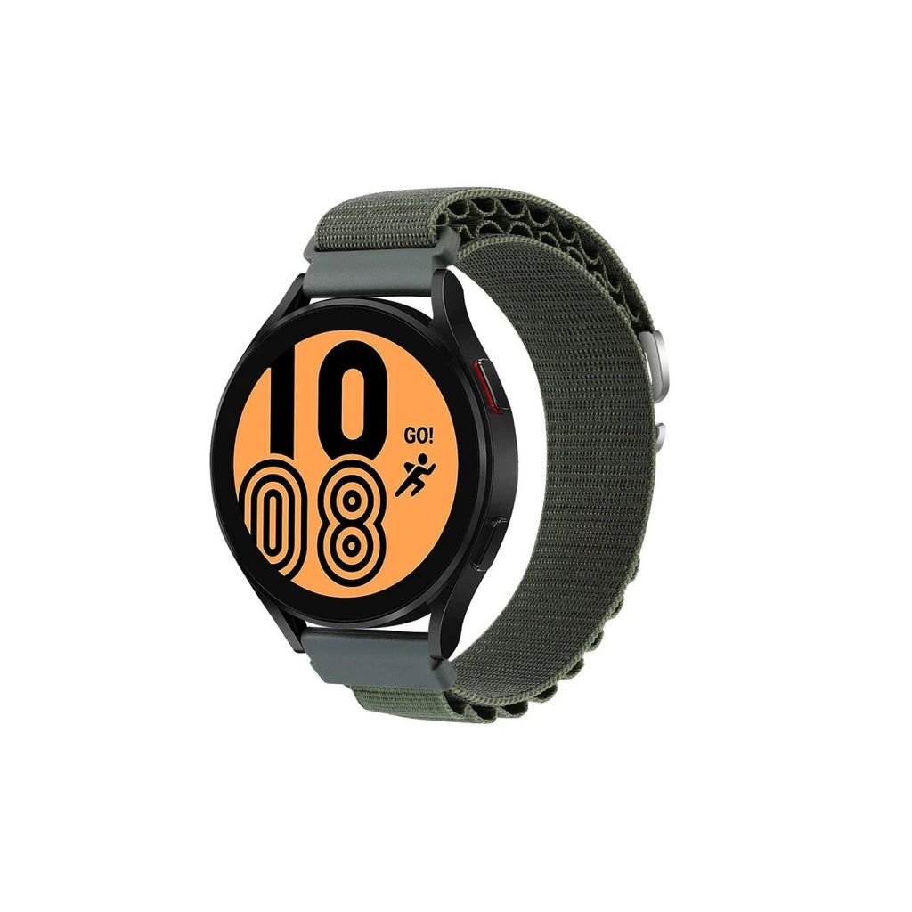 Mey İthalat® Watch 22mm KR410 Kumaş Kordon - Yeşil