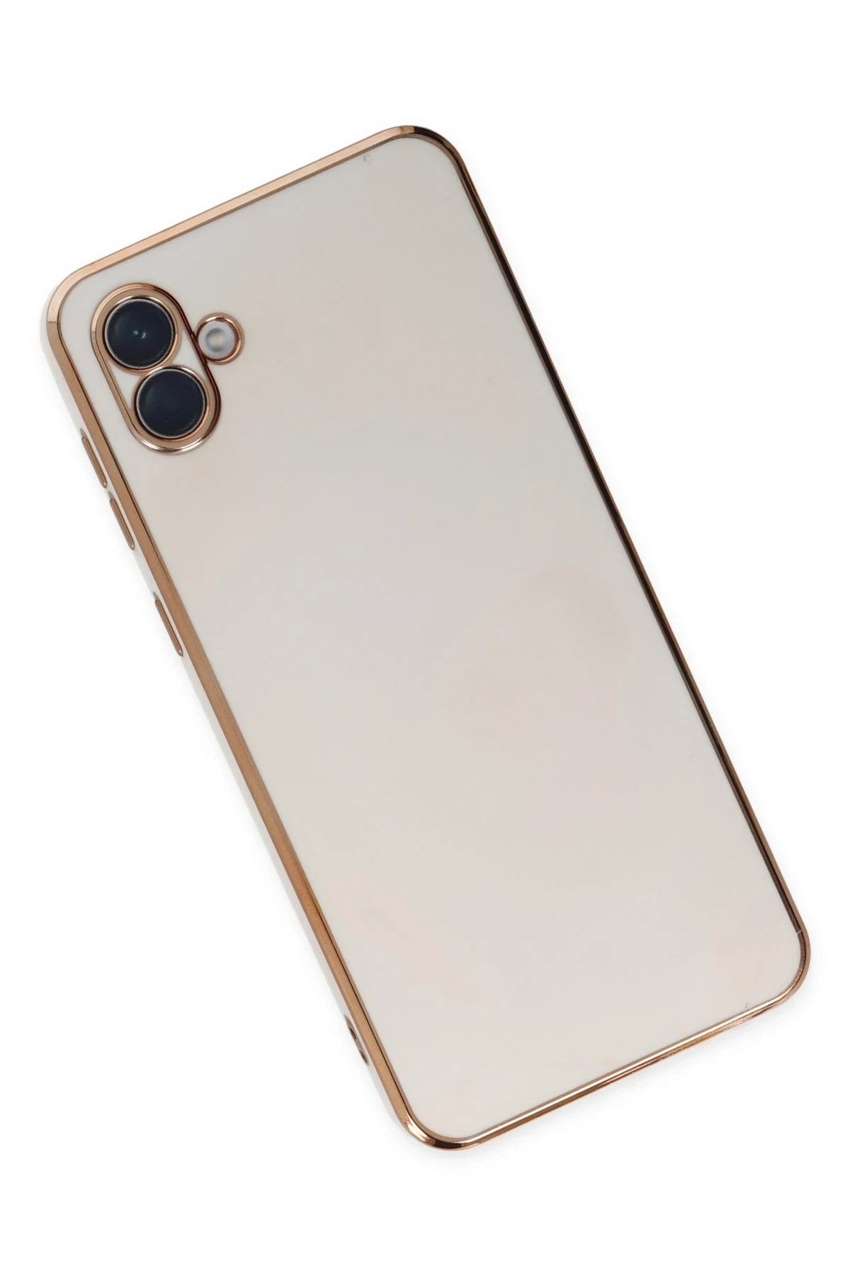 Mey İthalat® Samsung Galaxy A04 Kılıf Volet Silikon - Beyaz