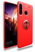 Mey İthalat® Huawei Y6P Kılıf Range Yüzüklü Silikon - Kırmızı