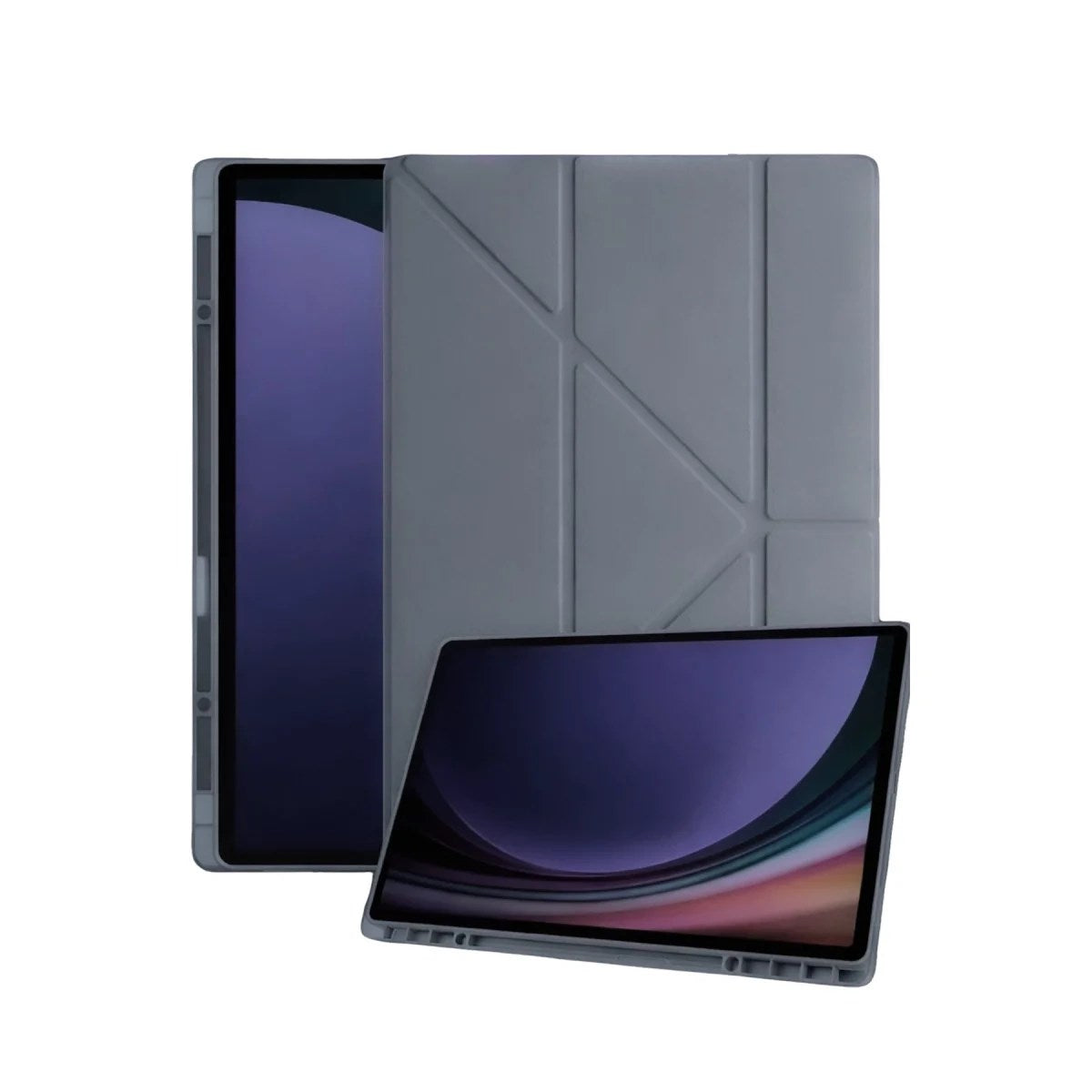 Mey İthalat® Samsung Galaxy X730 Tab S11 Kalemlikli Mars Tablet Kılıfı - Koyu Gri