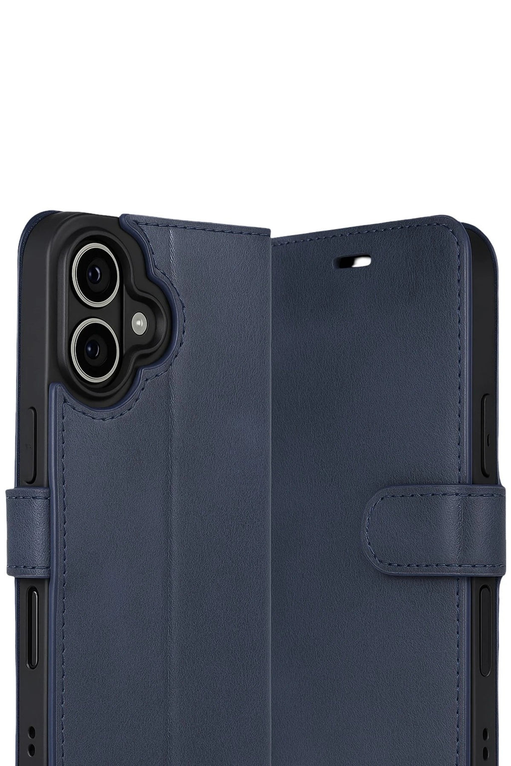 Mey İthalat® iPhone 17 Trend S Plus Kapaklı Kılıf - Lacivert
