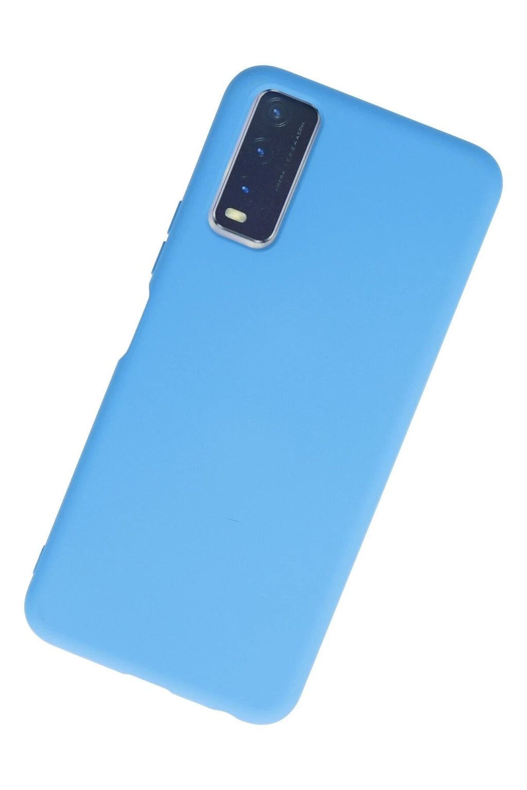 Mey İthalat® Vivo Y11S Kılıf Nano içi Kadife Silikon - Mavi