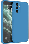 Mey İthalat® Samsung Galaxy S23 FE Kılıf First Silikon - Mavi