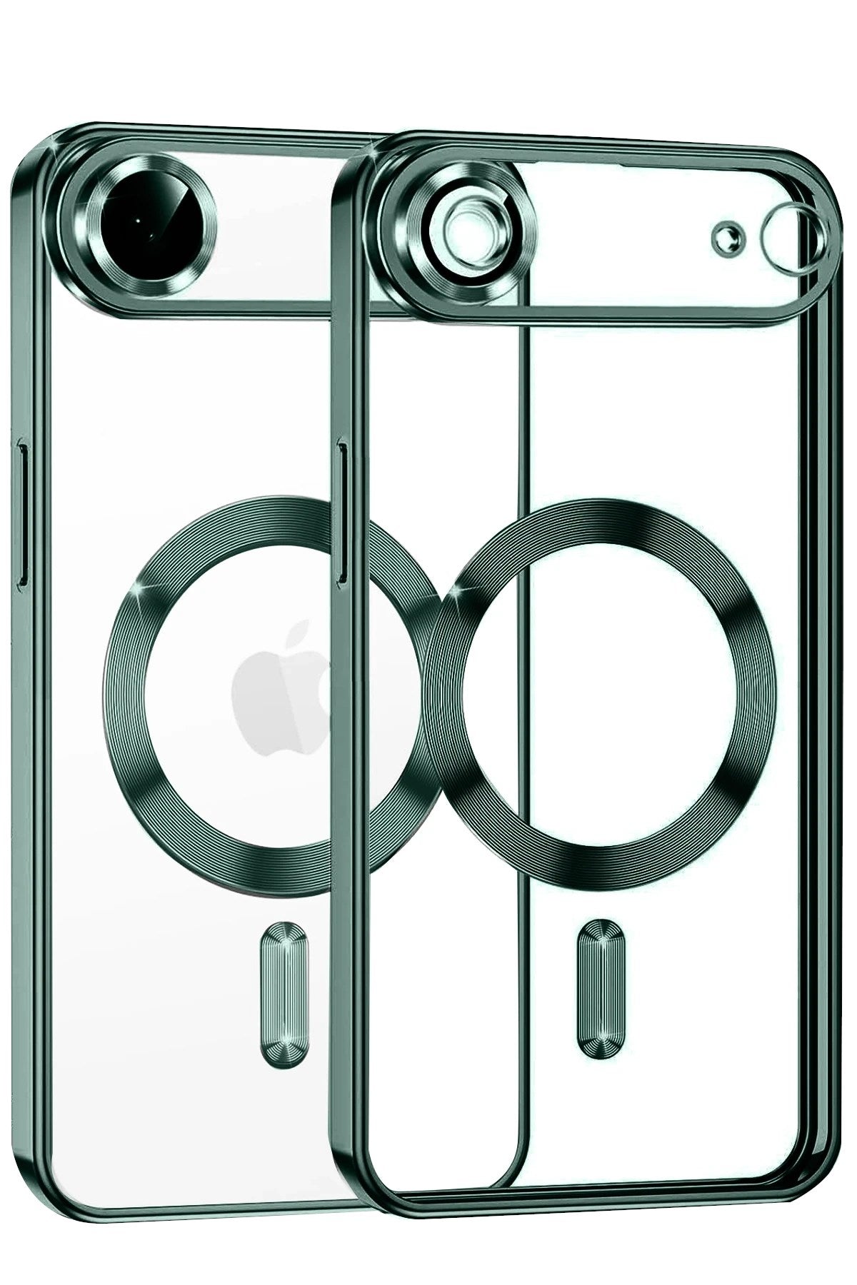 Mey İthalat® iPhone 17 Air Kross Magneticsafe Kapak - Koyu Yeşil