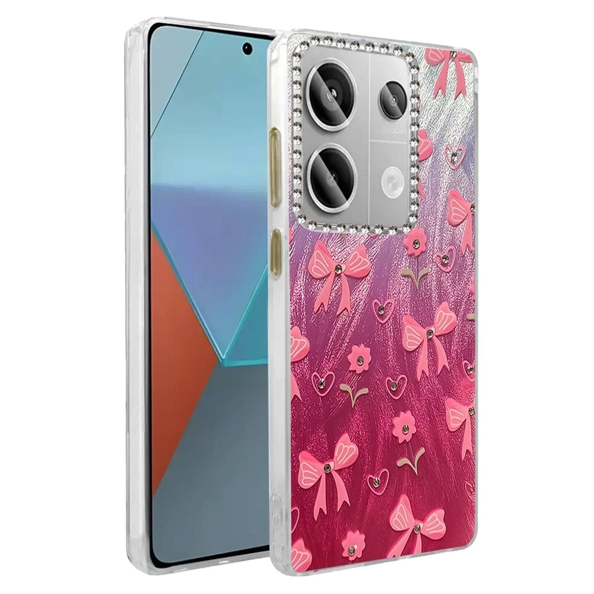 Mey İthalat® Redmi Note 13 Pro 4G Kılıf Blade Aynalı Desenli Kapak - Desen 3