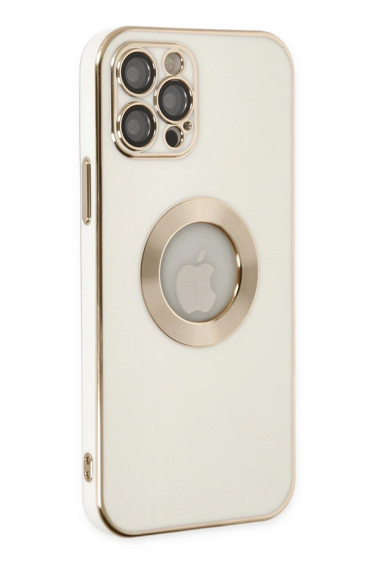 Mey İthalat® iPhone 12 Pro Kılıf Store Silikon - Beyaz