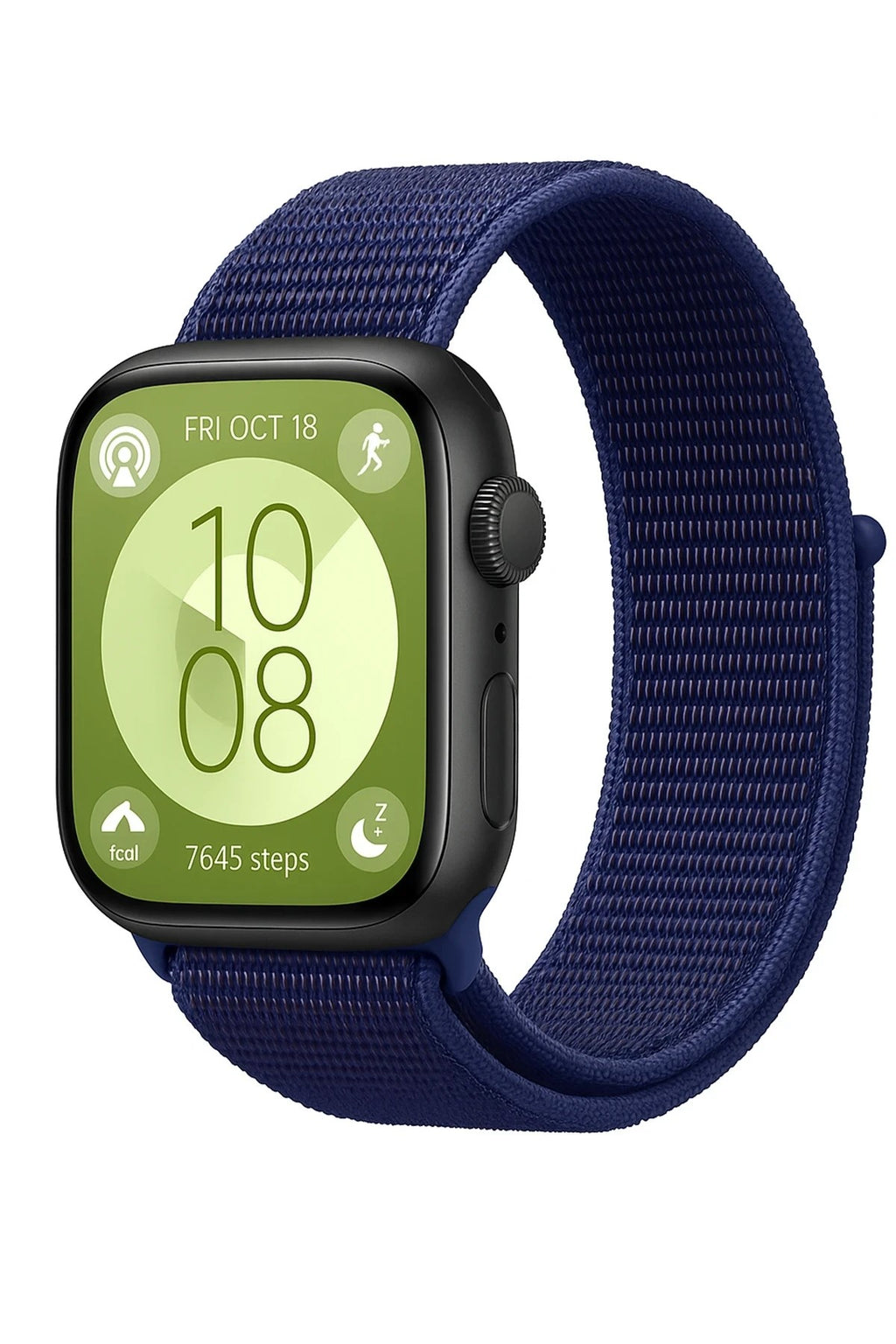 Mey İthalat® Huawei Fit 4 Hasırlı Cırtcırtlı Kordon - Lacivert-Mürdüm