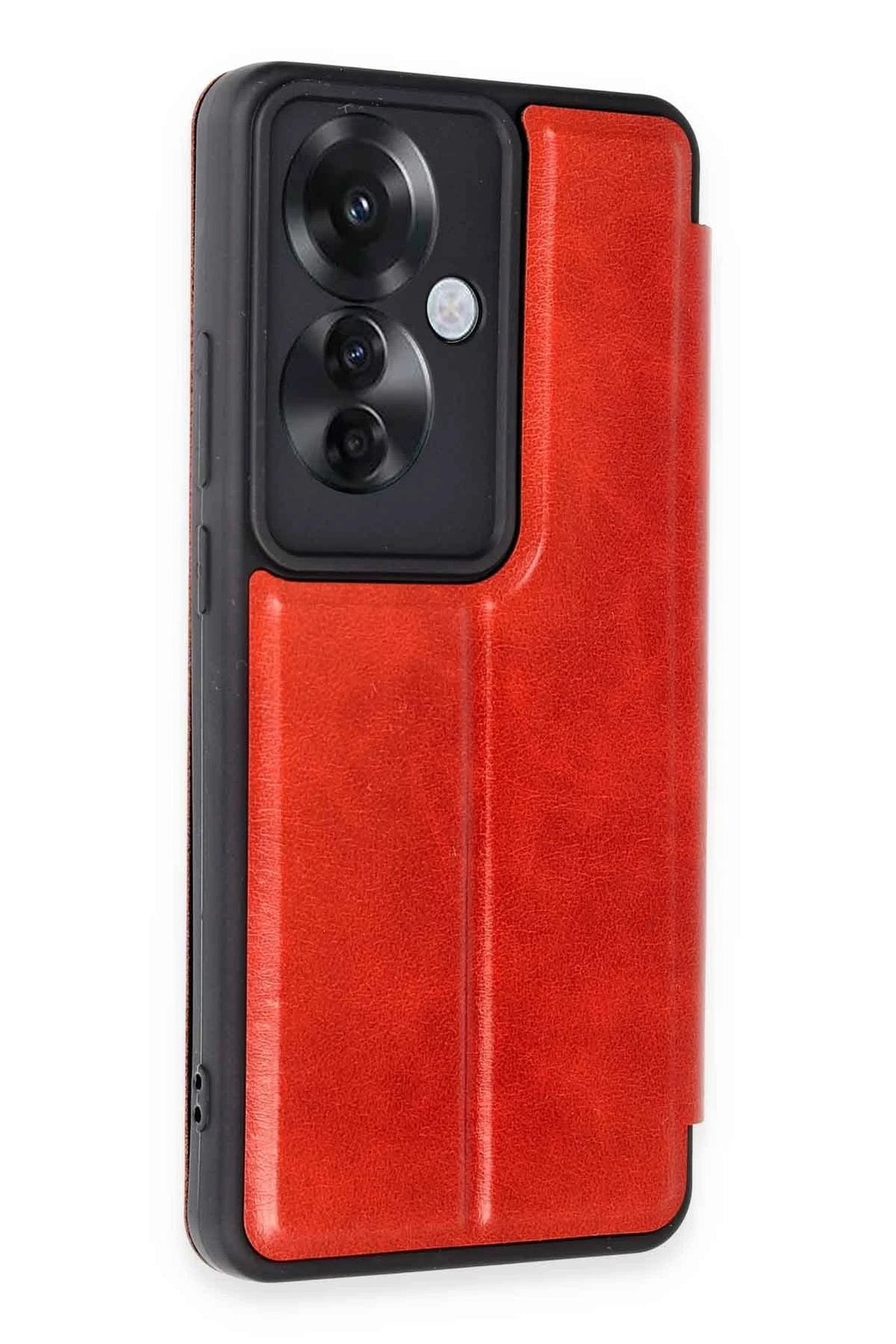 Mey İthalat® Reno 11F Kılıf Flip Cover - Kırmızı