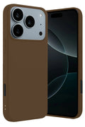 Mey İthalat® iPhone 17 Pro First Silikon - Kahverengi