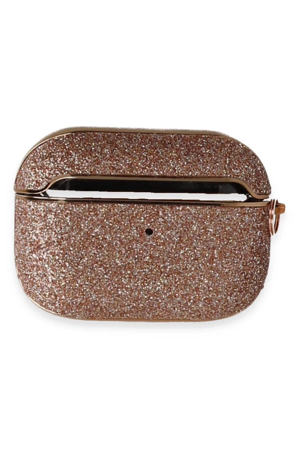 Mey İthalat® Airpods Pro (1.nesil) Spell Simli Kılıf - Rose Gold