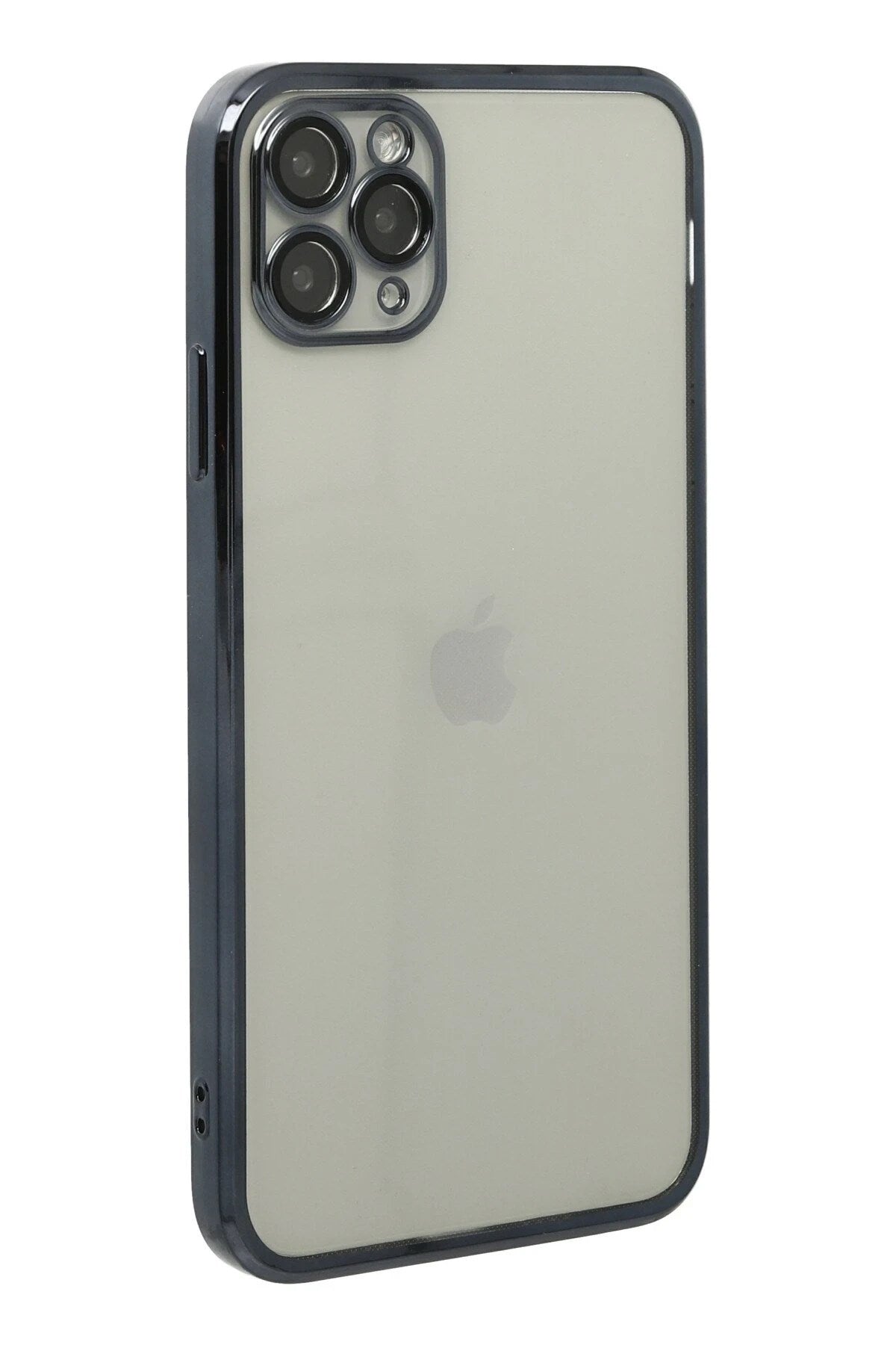 Mey İthalat® iPhone 11 Pro Kılıf Lensli Silikon - Siyah