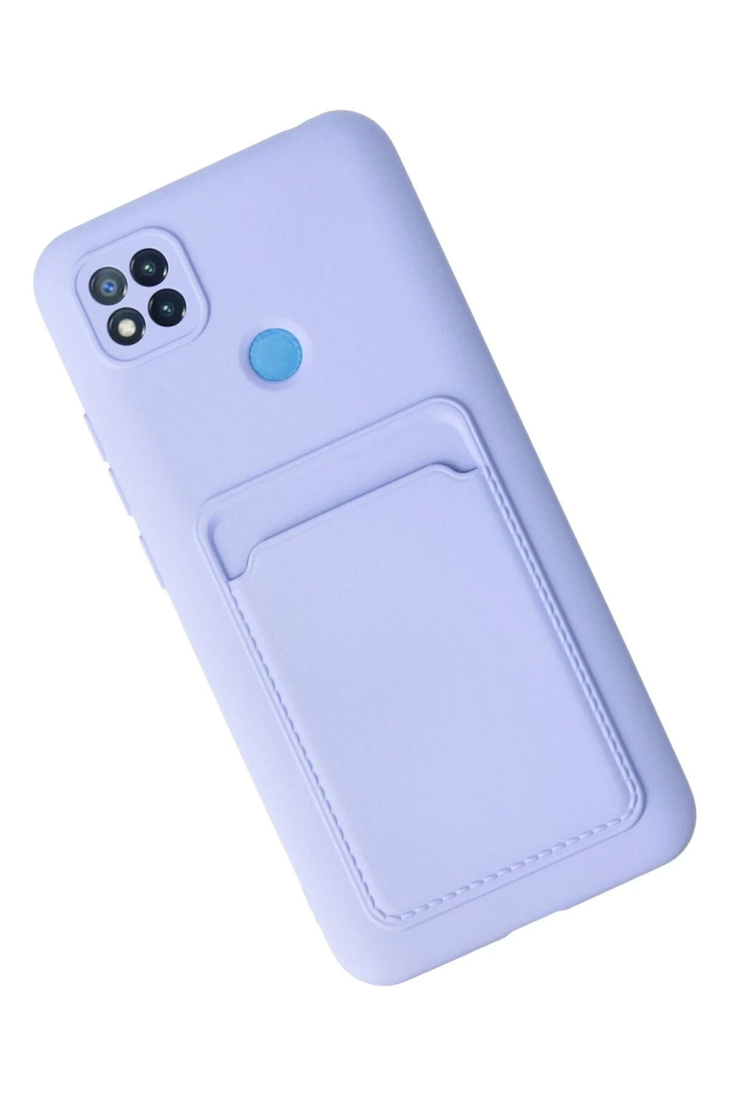 Mey İthalat® Redmi 9C Kılıf Kelvin Kartvizitli Silikon - Lila