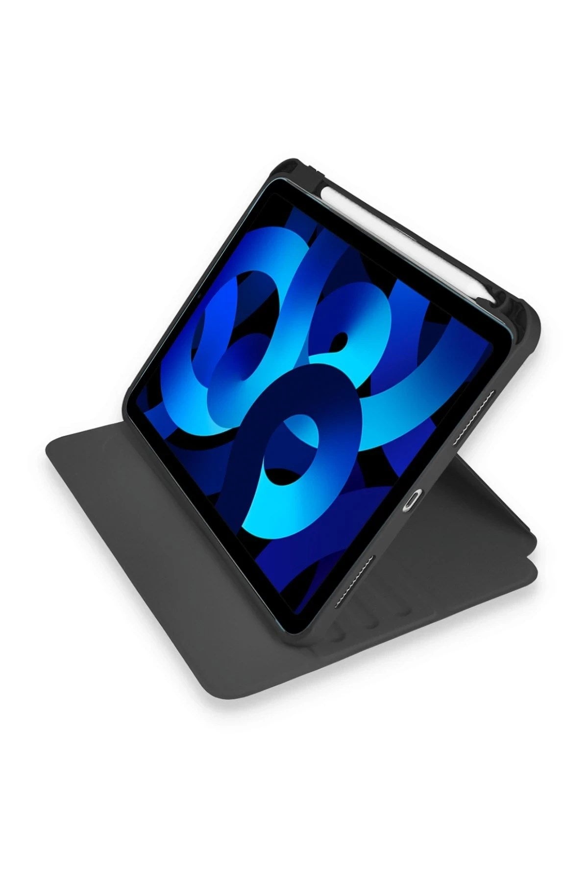 Mey İthalat® iPad 10.2 (7.nesil) Kılıf Starling 360 Kalemlikli Tablet Kılıf - Siyah