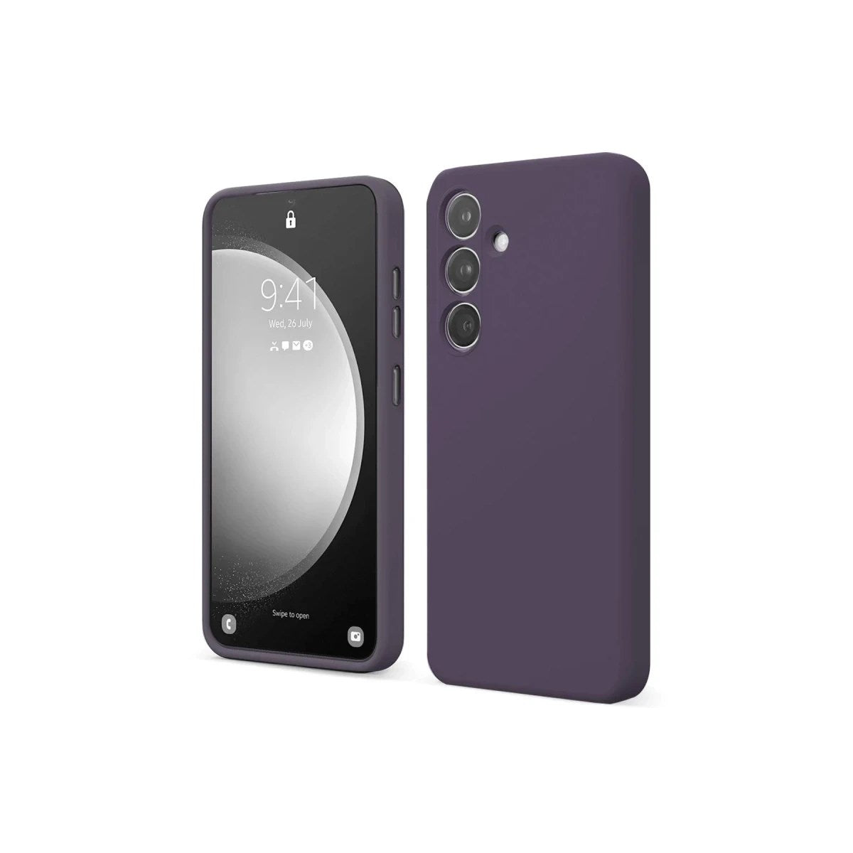 Mey İthalat® Samsung Galaxy A14 4G Kılıf First Silikon - Mor