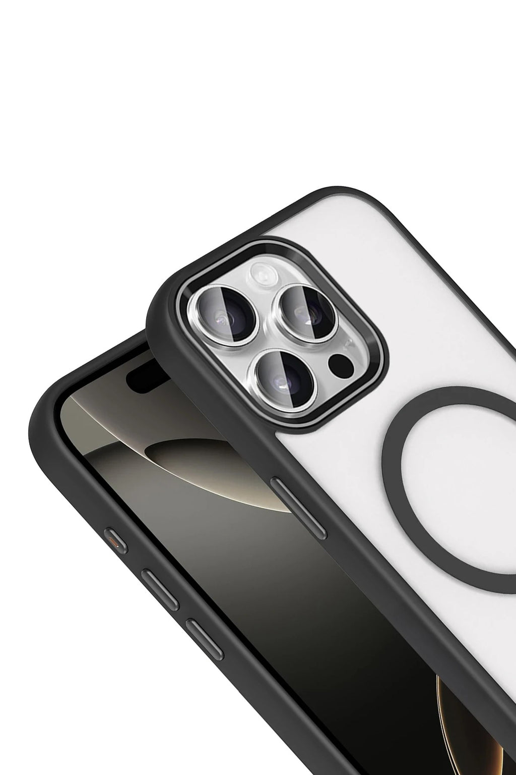 Mey İthalat® iPhone 15 Pro Max Terea Magsafe Kapak - Siyah