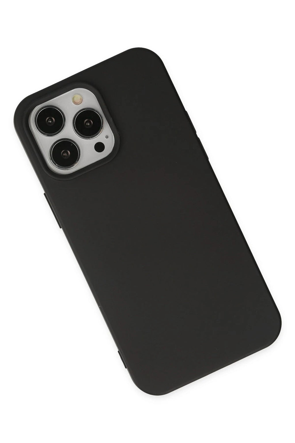 Mey İthalat® iPhone 14 Pro Kılıf Nano içi Kadife Silikon - Siyah