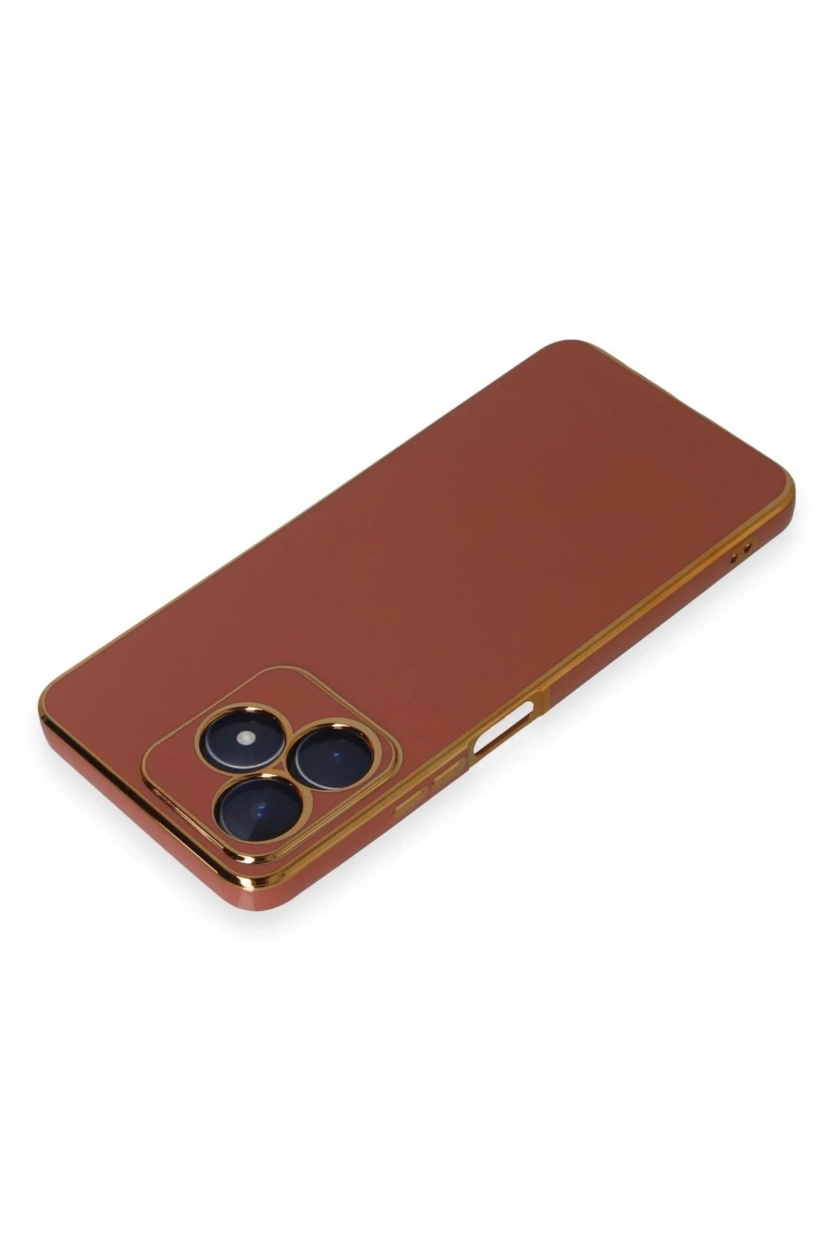 Mey İthalat® Realme C53 Kılıf Volet Silikon - Kırmızı